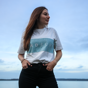 <tc>T-shirt silhouette de planche à voile</tc>